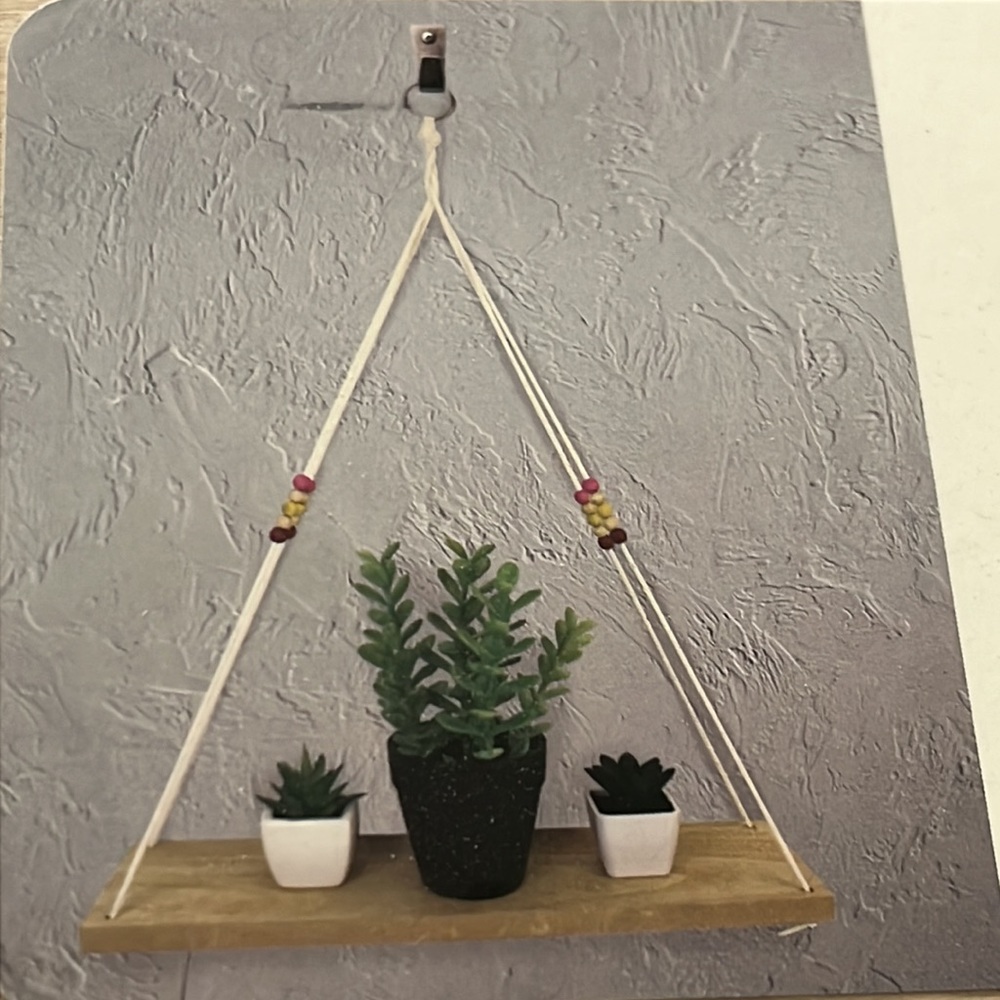 Bella Villa Rope Wall Shelf Macrame